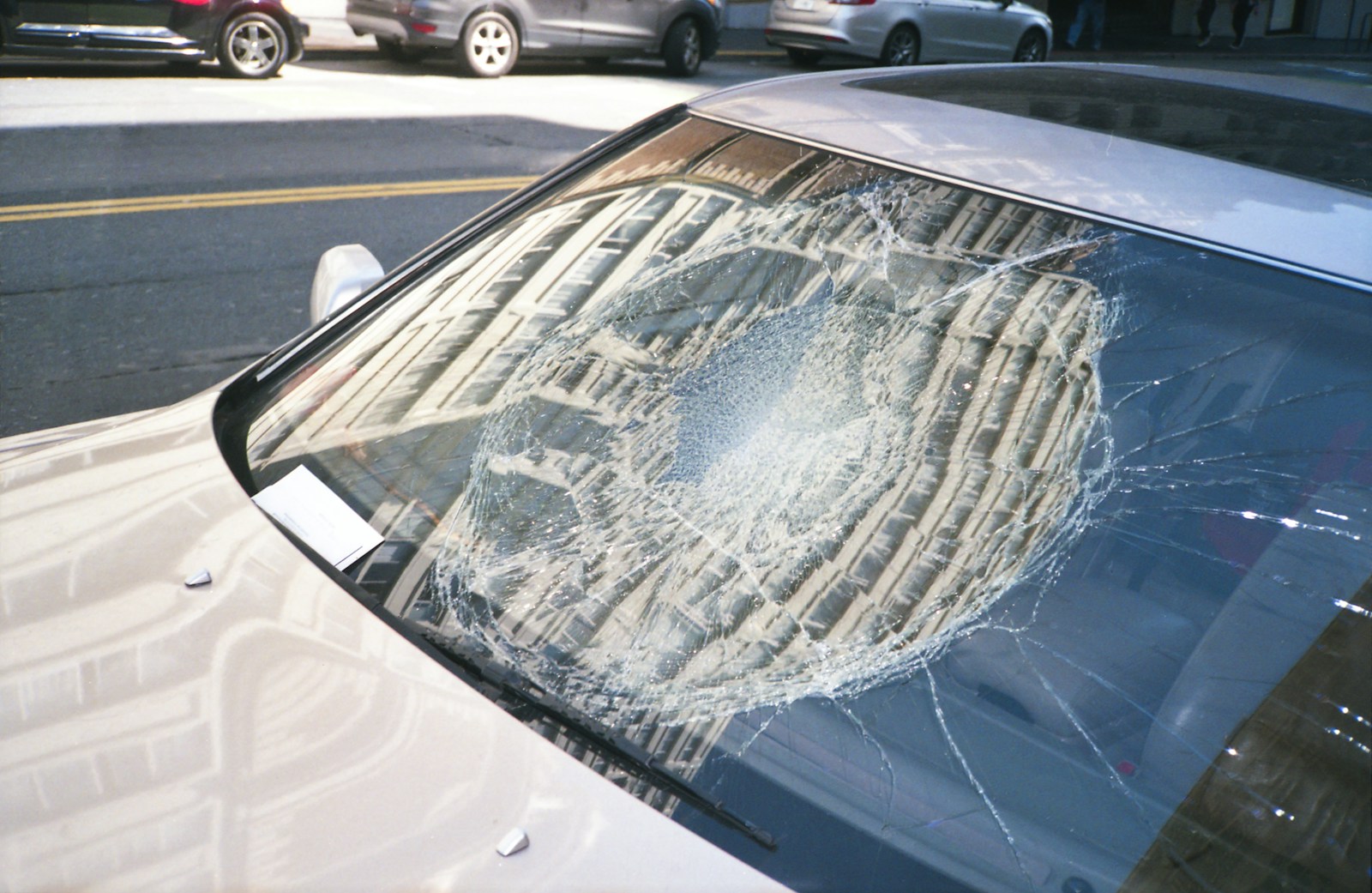 blue car with white snow on top, Car Accidents